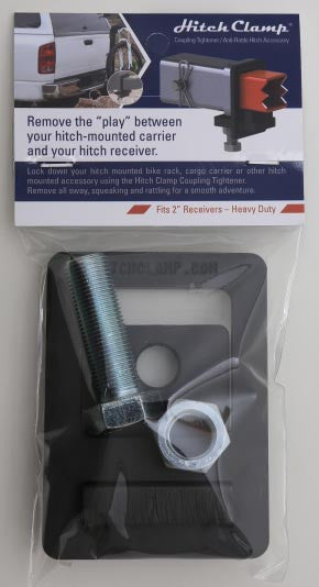 The Hitch clamp heavy duty in retail packaging